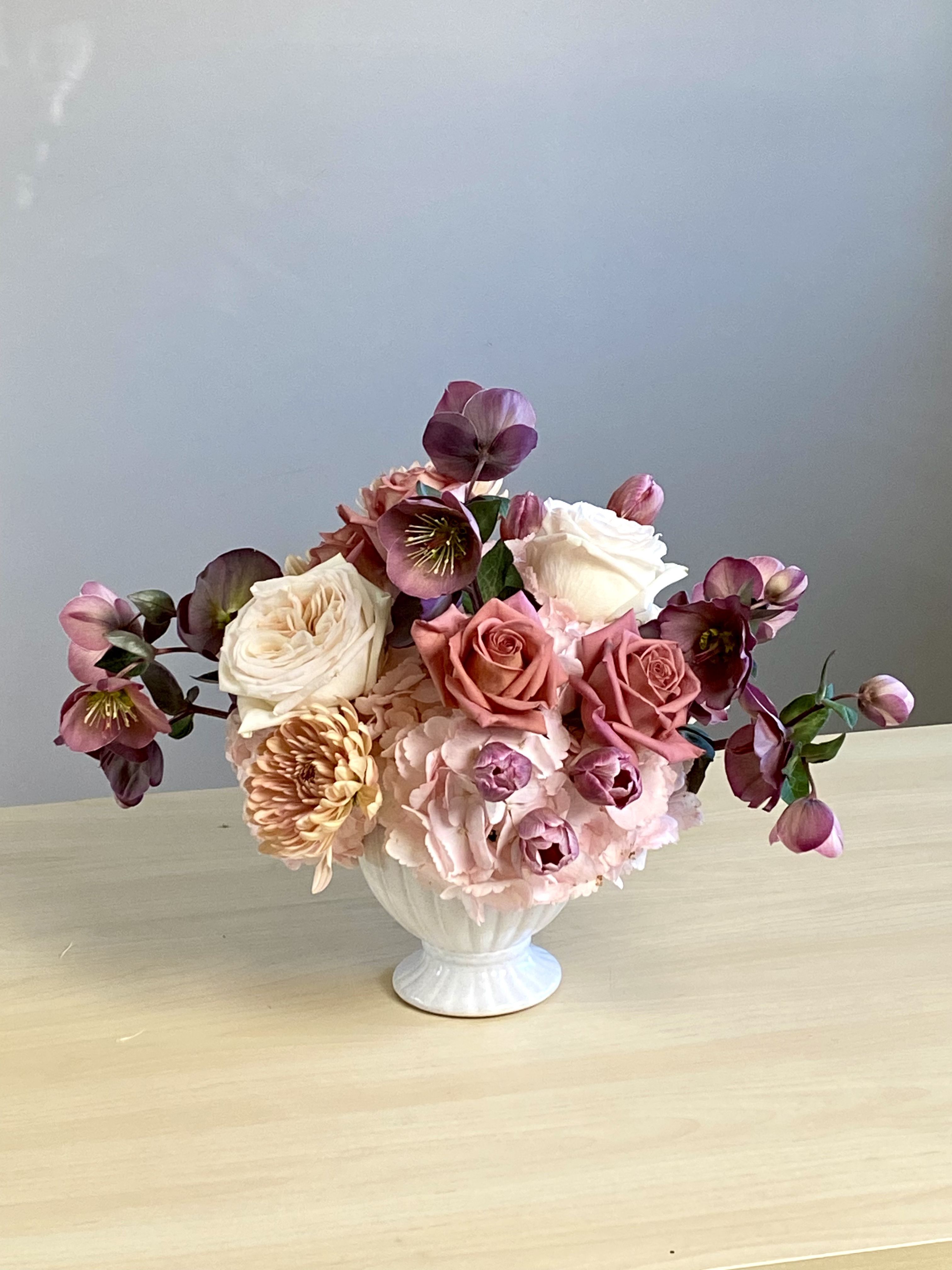 [UPDATE: Description of floral arrangement photo]